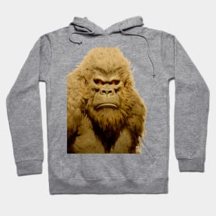 Sasquatch: Sasquatch Are Real on a light (knocked out) Background Hoodie